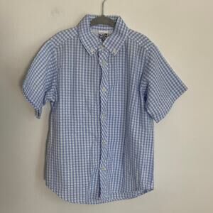 The Bailey Boys Seersucker Short sleeve shirt size 6‎
